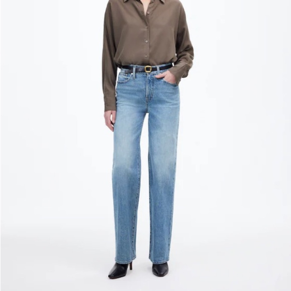 Madewell Perfect Vintage Wide Leg Jeans EUC